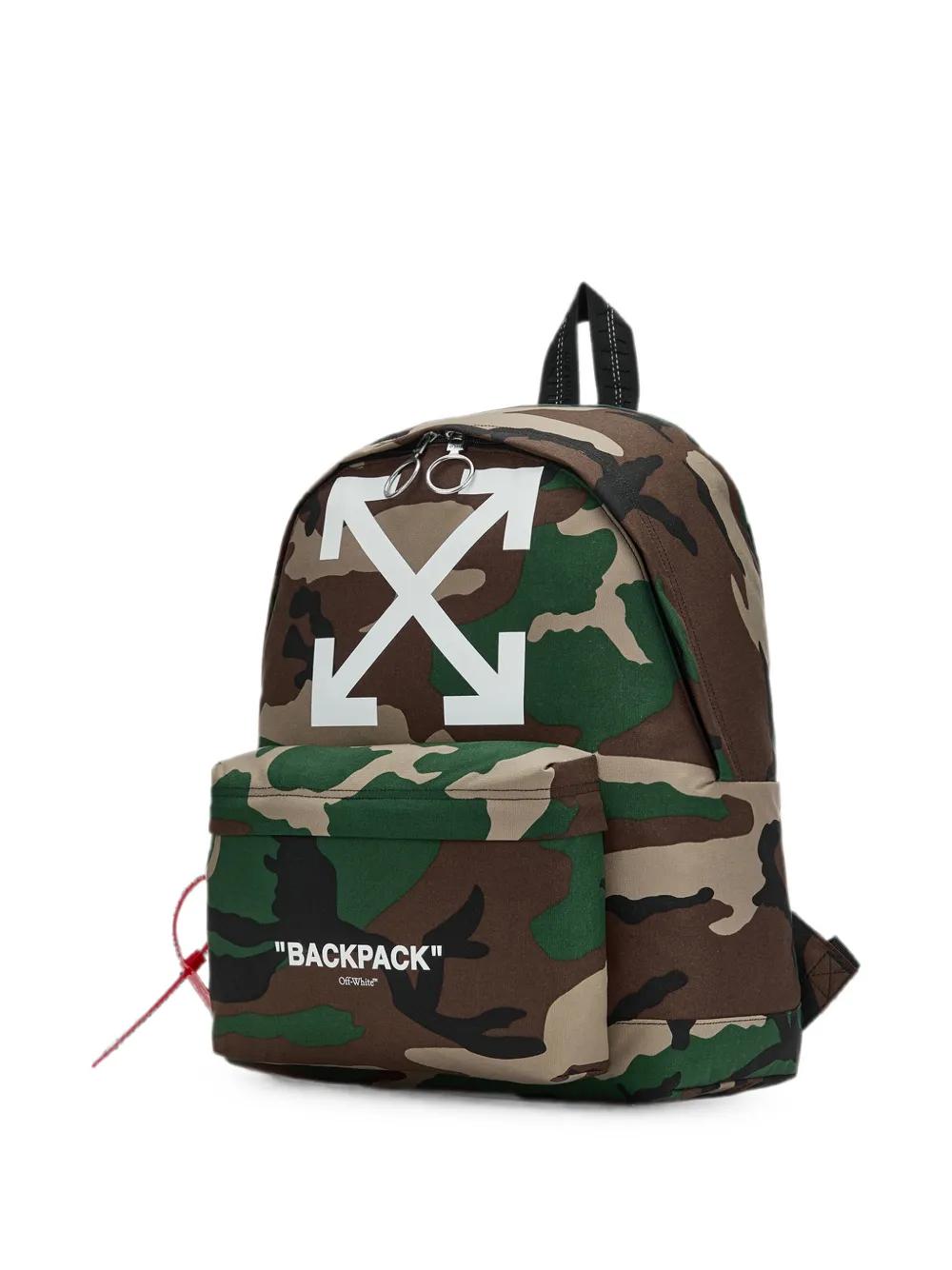 OFF-WHITE オフホワイト 18AW Green Camouflage Industrial Strap Backpack グリーンカモフラージュ インダストリアル バックパック リュック OMNB003E18074001 Off-White c/o Virgil Abloh Backpacks for Men | Online Sale up to