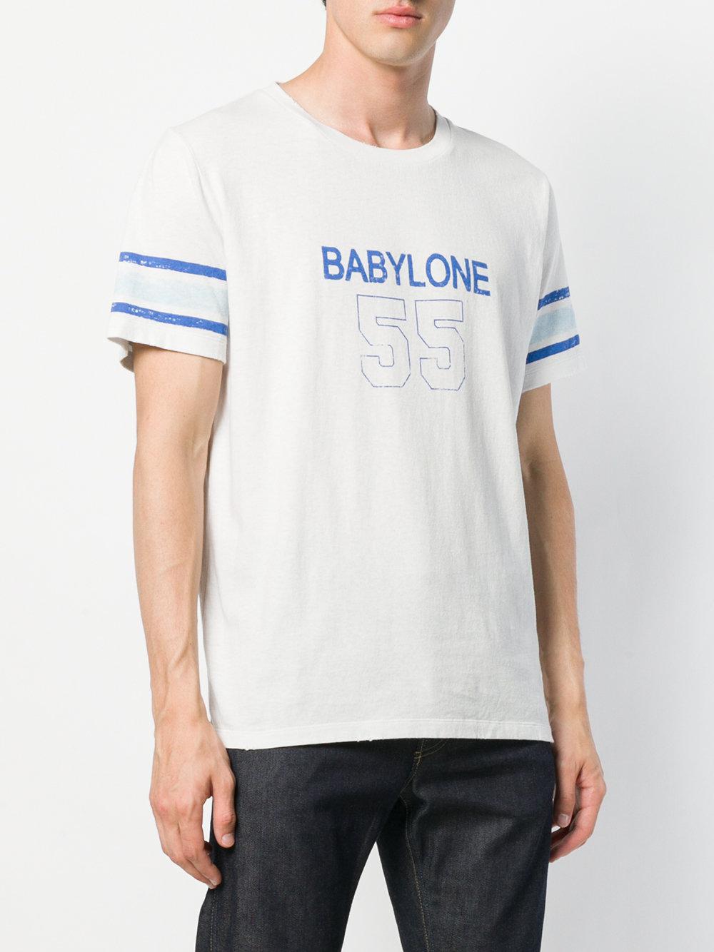 Saint Laurent Slogan-print Cotton T 