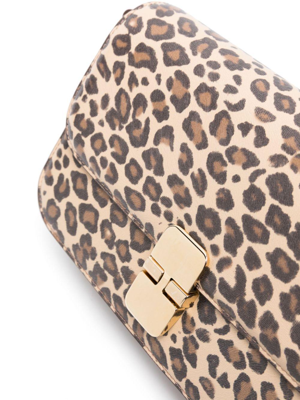 【送料&関税込】A.P.C. Grace Leopard Printed Clutch Bag A.P.C. Grace Leopard-Print Crossbody Bag in Natural | Lyst
