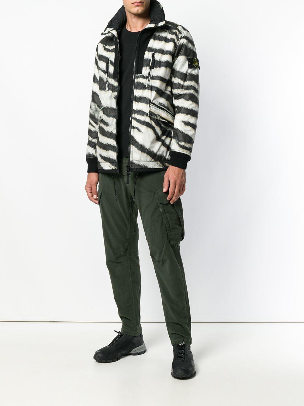 stone island tiger jacket