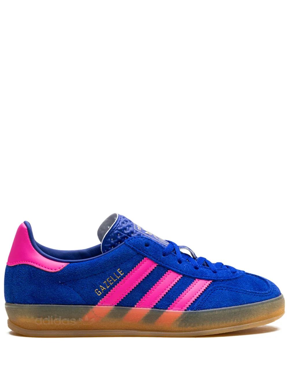 adidas gazelle silver green womens Gazelle Indoor Shoes Aurora Ivy/Shock Pink/Gum  Karen Walker
