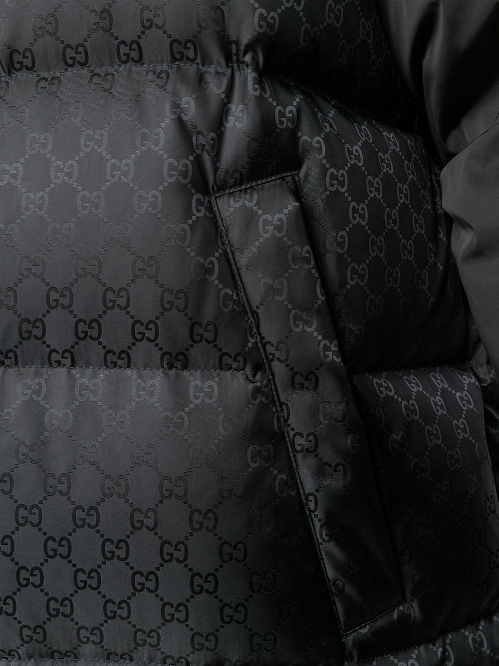 gucci monogram puffer jacket