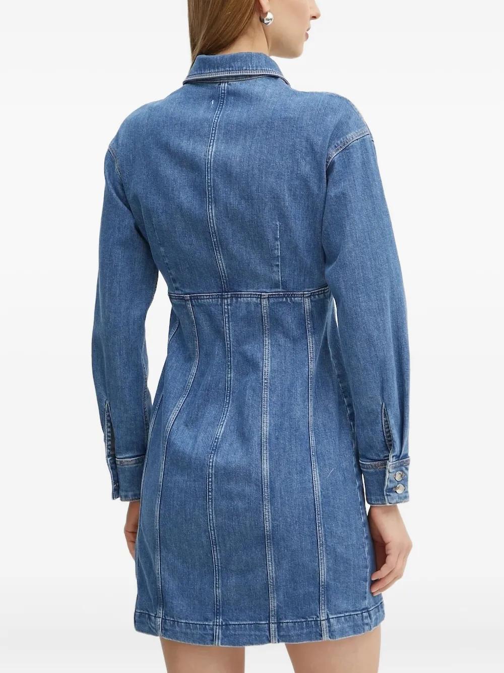 long sleeve front knot dress Simona Corsellini