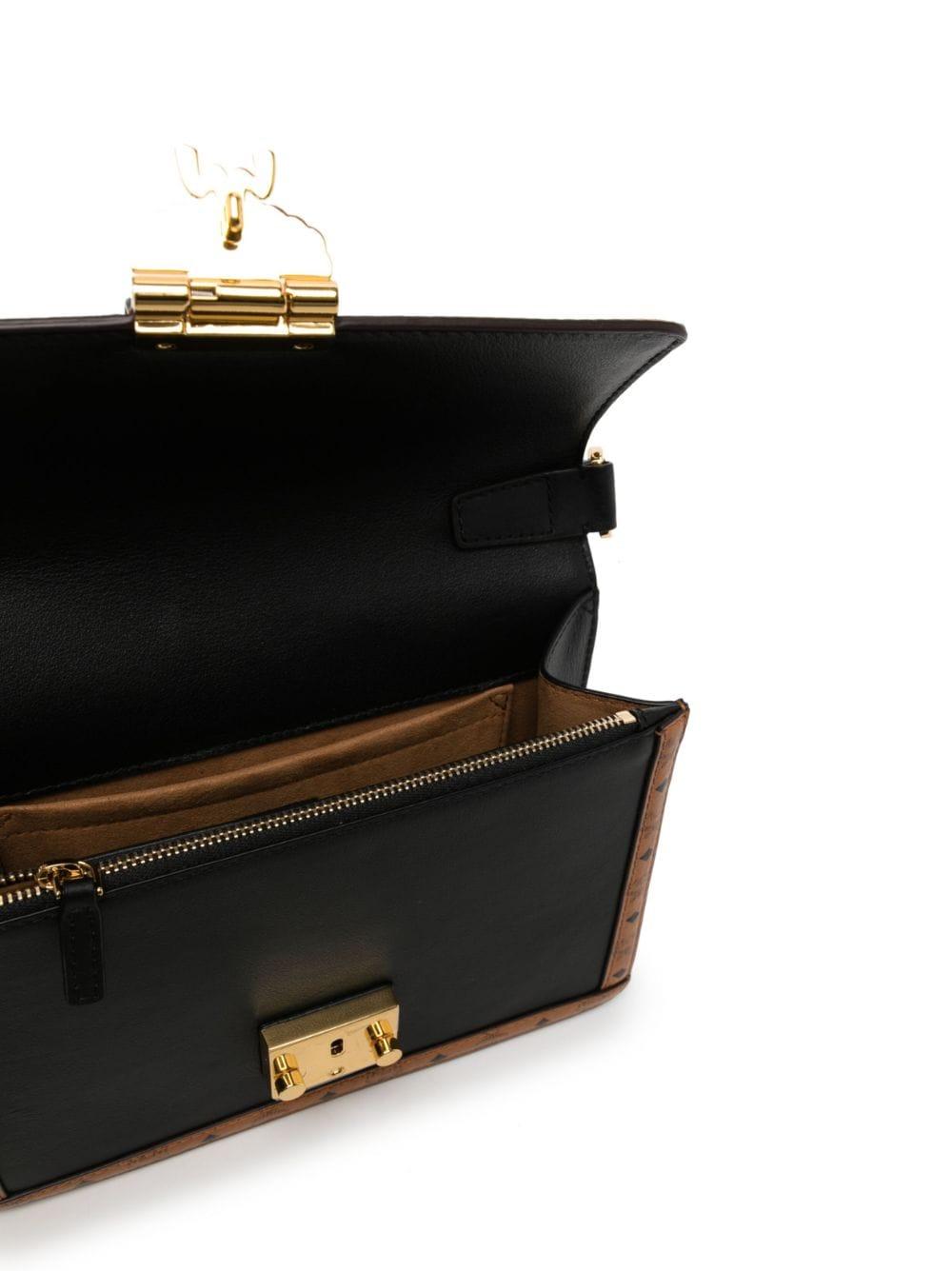 MCM TRACY SHOULDER SMALL - Handbag - black 