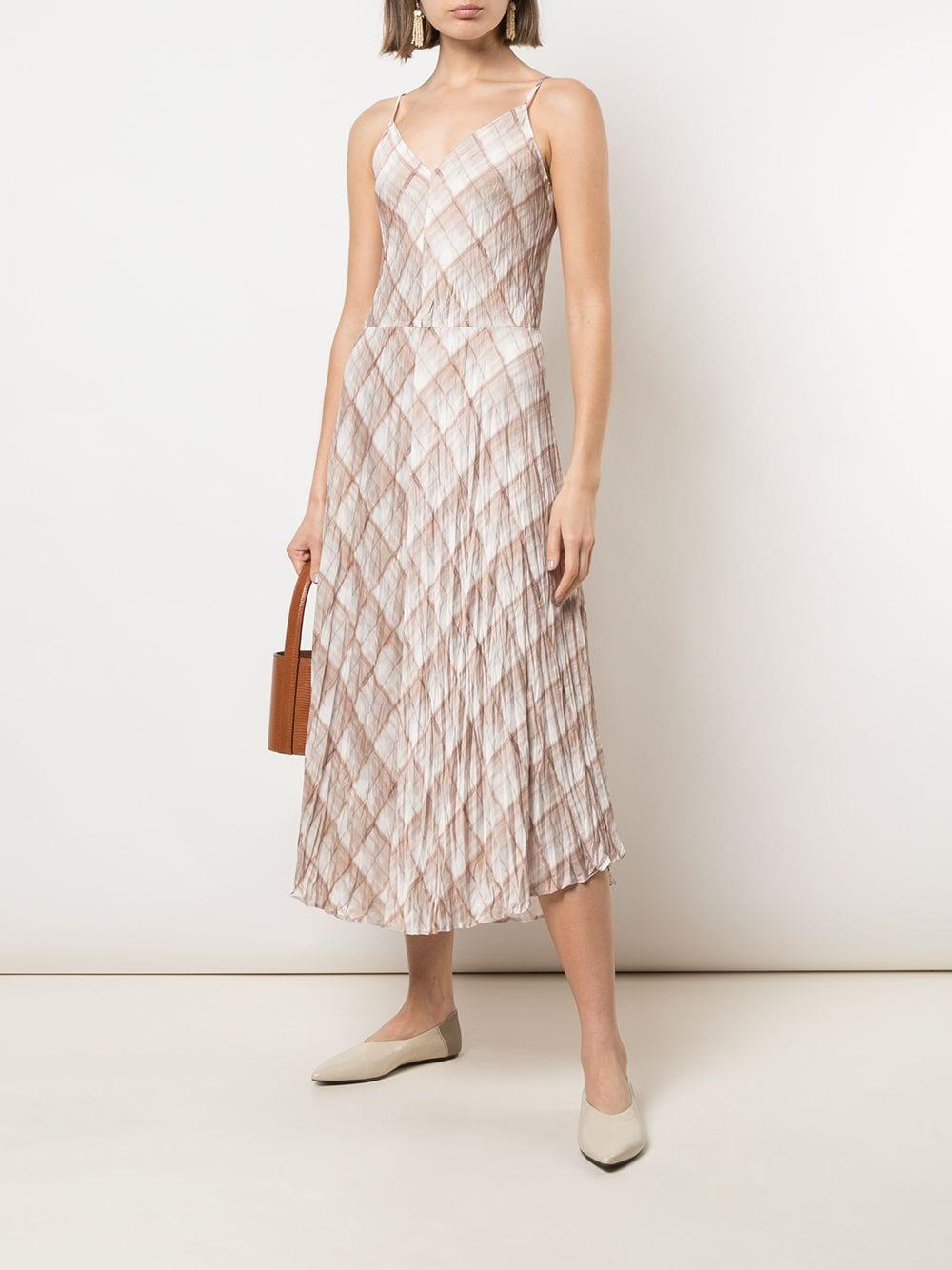 vince plaid dress
