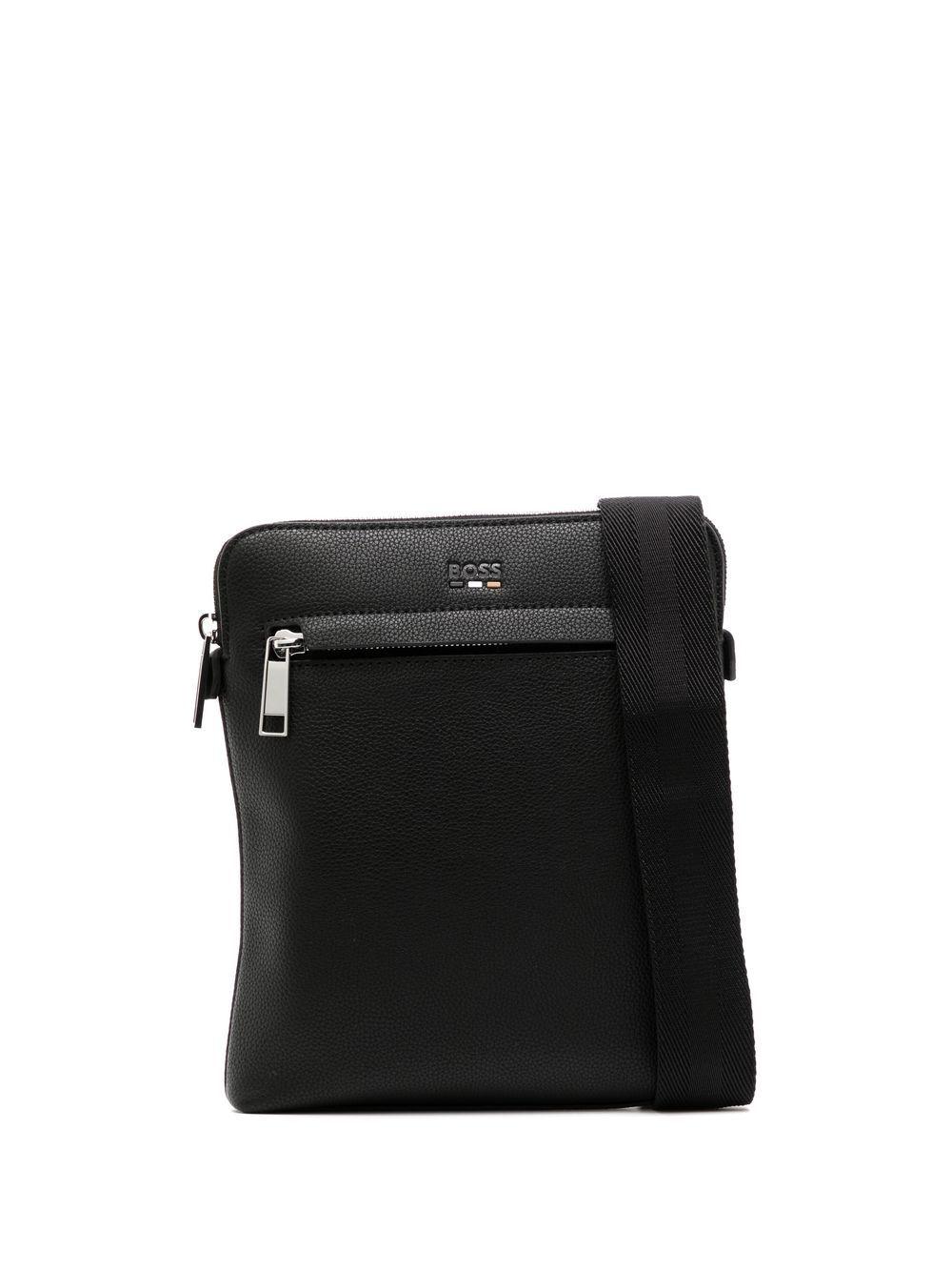 BOSS by HUGO BOSS Emedlogo Messenger Bag in Black for Men Lyst
