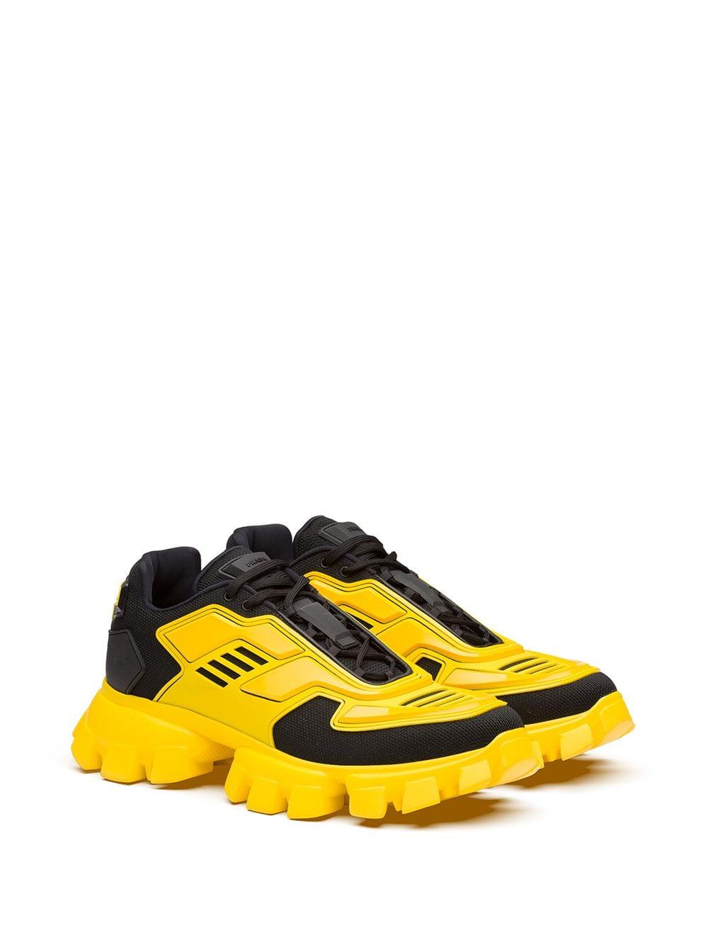 yellow prada slippers