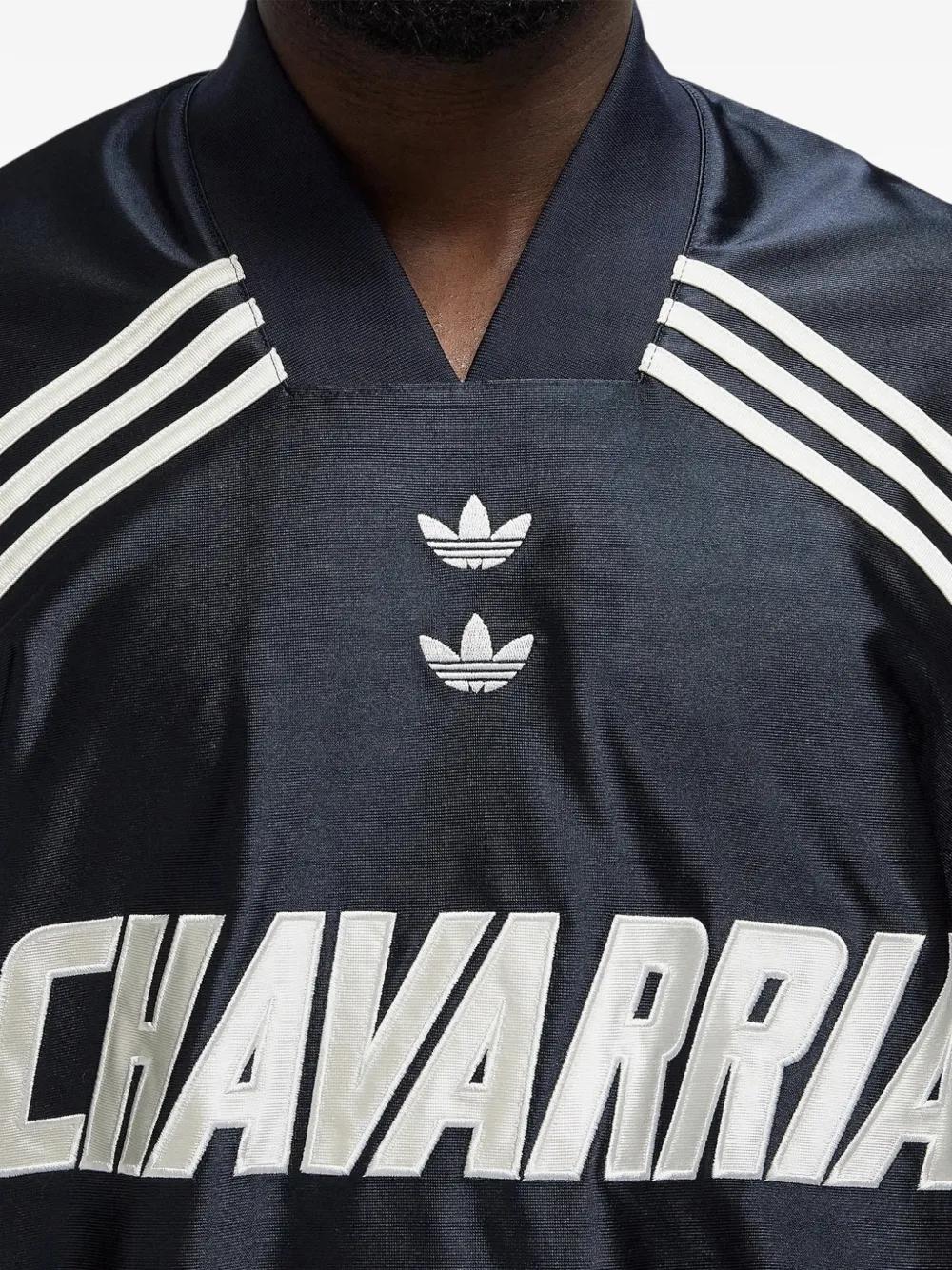 Willy Chavarria X Adidas Long-Sleeve Appliqued Jersey in Blue for