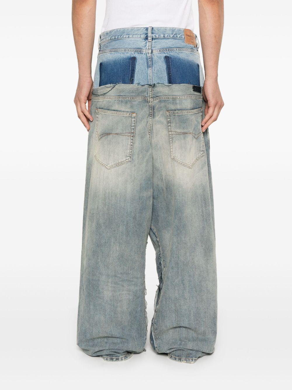 【送料&関税込】Balenciaga Cut Off Waistband Jeans Balenciaga Cut Off Waistband Jeans 790410.TGW24-3902 HEAVY