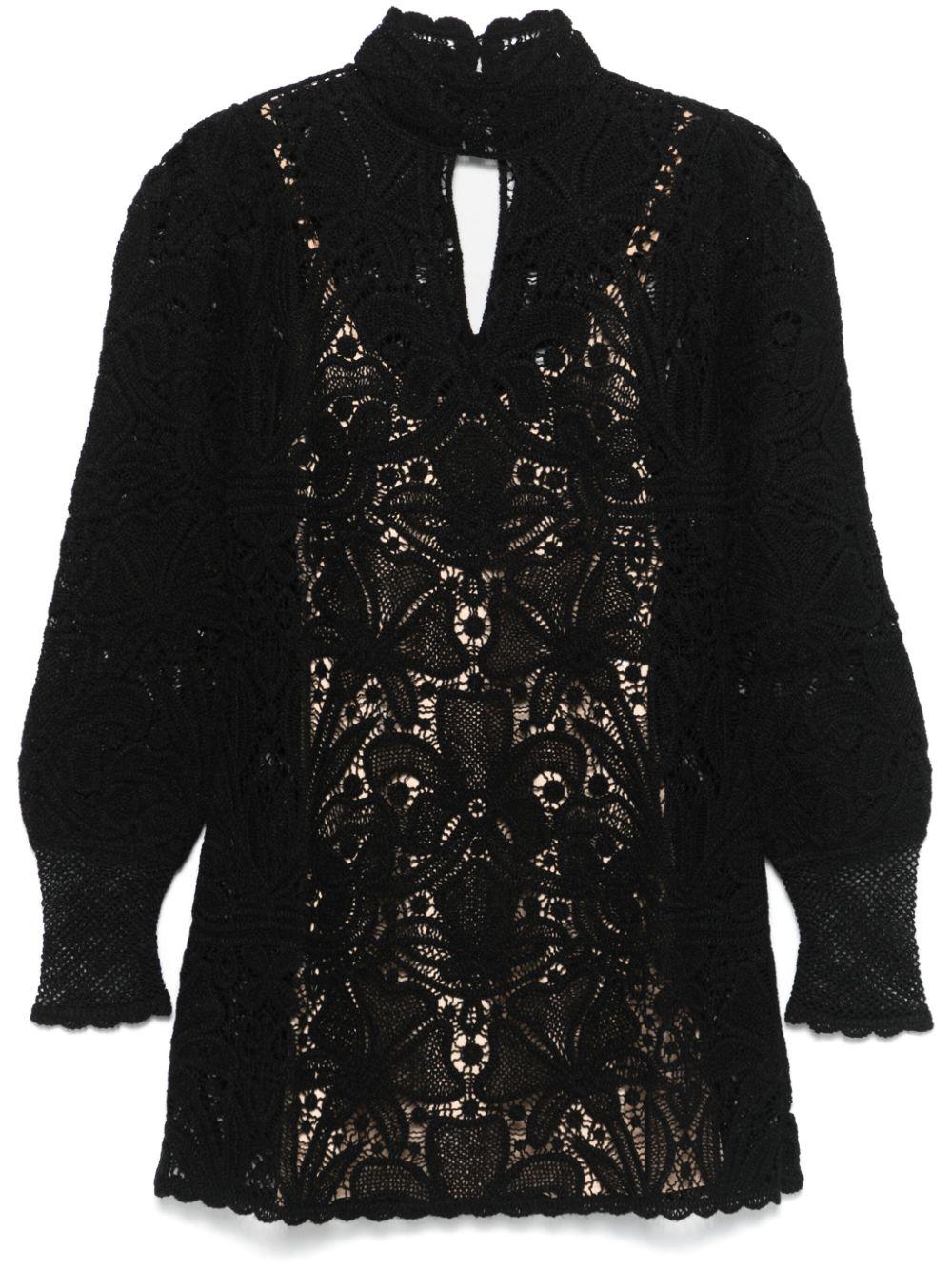 Versace Jeans Couture レディース ブラック Chain Couture ミニドレス 