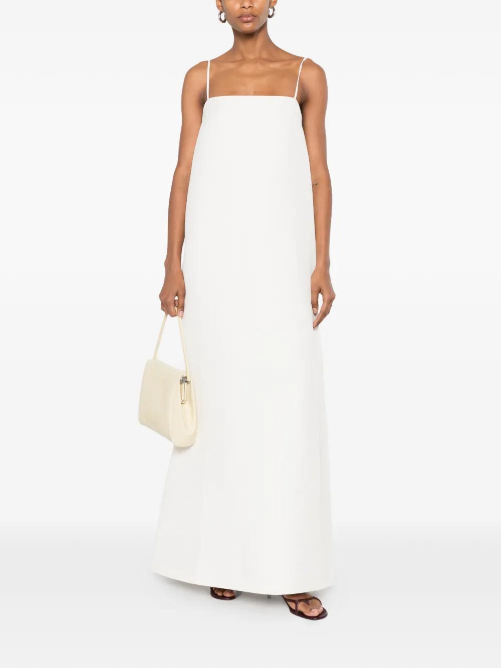 calvin klein white maxi dress Blake cotton - 49% silk Calvin Klein White Lace Maxi