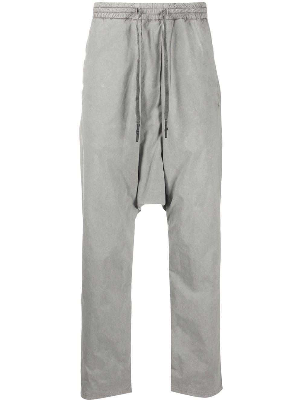 Drop-crotch Track Pants in Grey (Gray 