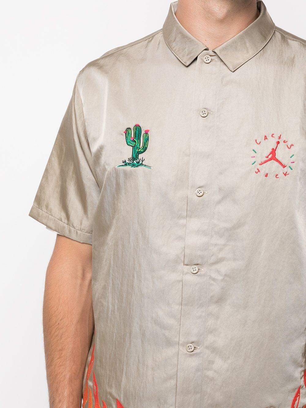 Camisa con botones Cactus Jack de x Travis Scott Nike de hombre de color  Metálico | Lyst