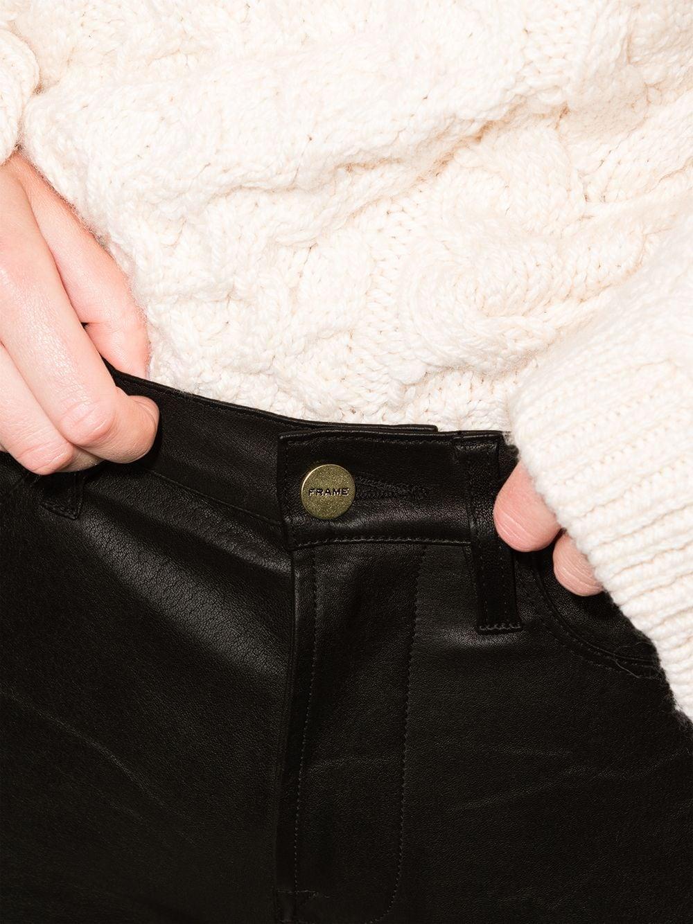 Frame le high skinny leather pants cheap
