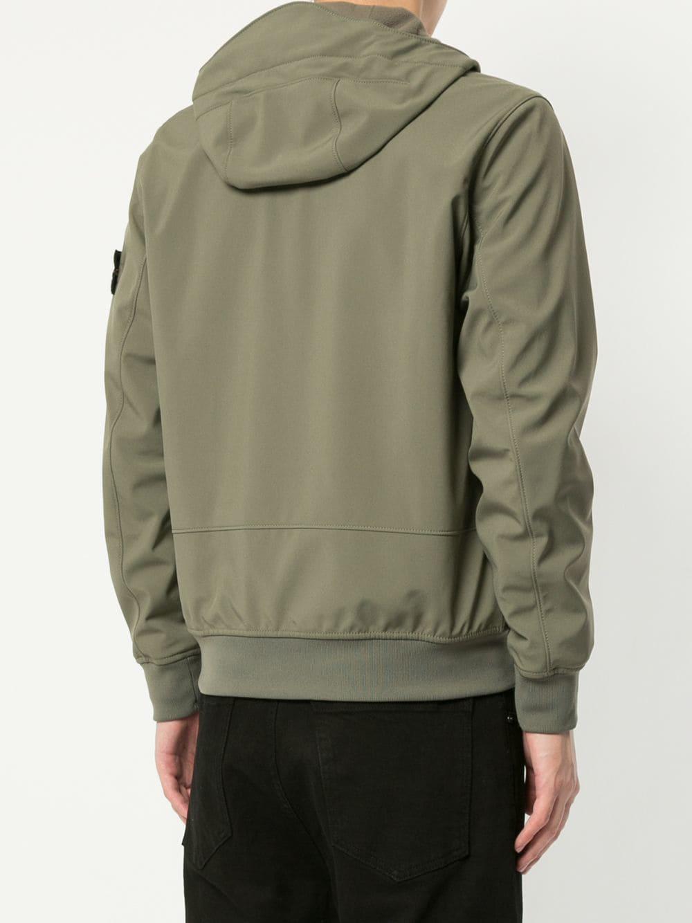Stone Island Synthetic Q0522 Soft Shell-r Jacket in Green for Men 