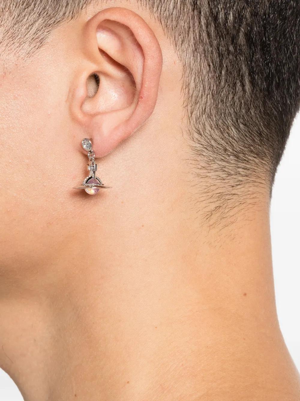 Vivienne Westwood NEW PETITE ORB ドロップピアス Vivienne Westwood New Petite Orb Drop Earrings in White | Lyst