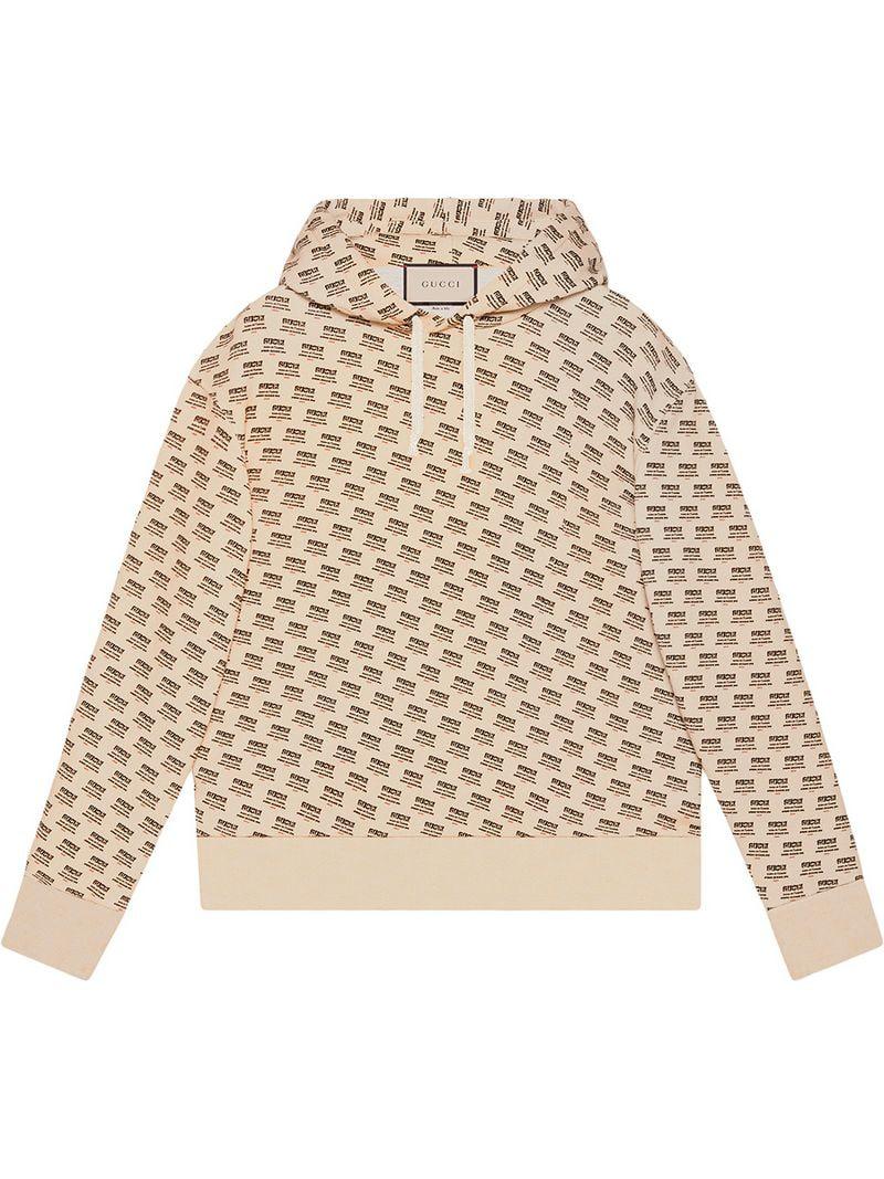 Gucci Invite Stamp Cotton Sweatshirt in 
