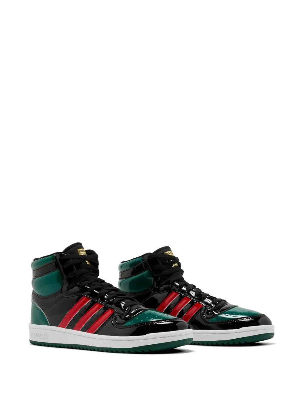 adidas gazelle silver green womens adidas Women's Kiellor High-Top Platform Sneakers
