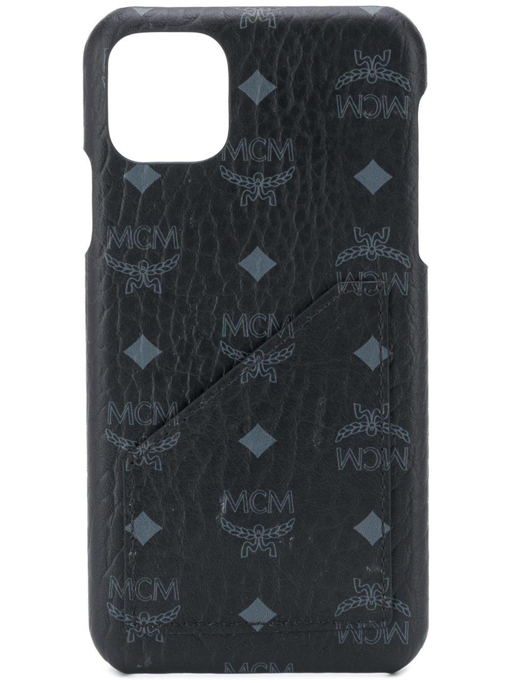MCM Logo Phone Case in Black | Lyst