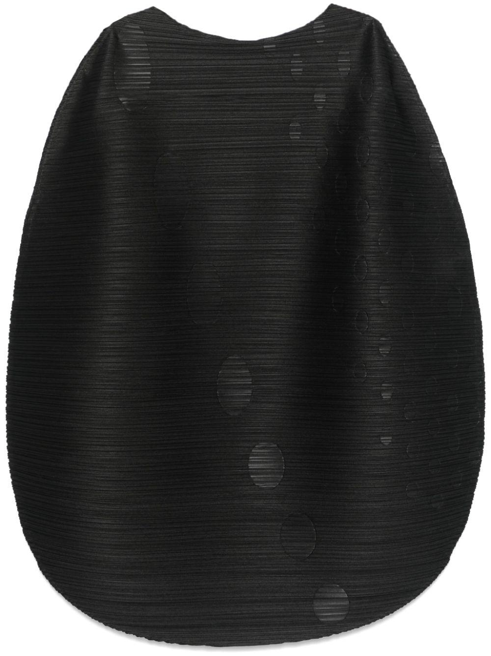 PLEATS PLEASE ISSEY MIYAKE ブラック トップス