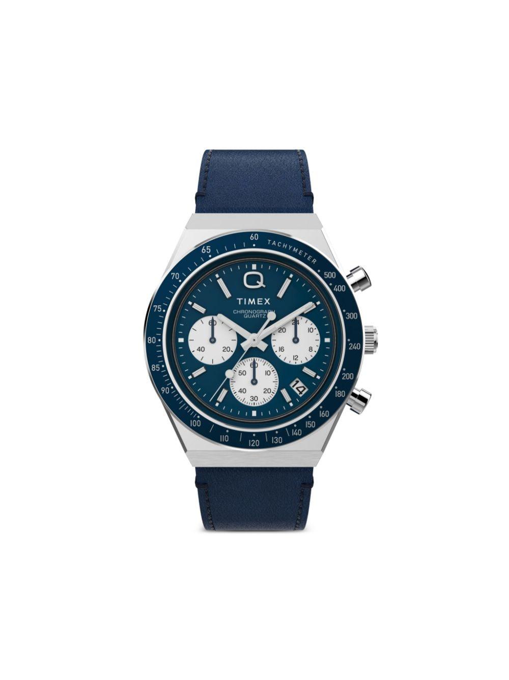 Timex Q Chronograph 40Mm in Blue for Men Lyst UK