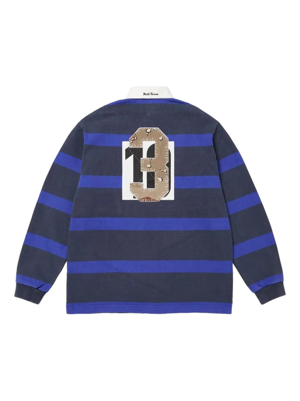Long Sleeve Supreme Color Blocked Baseball Top Supreme 18AW Color