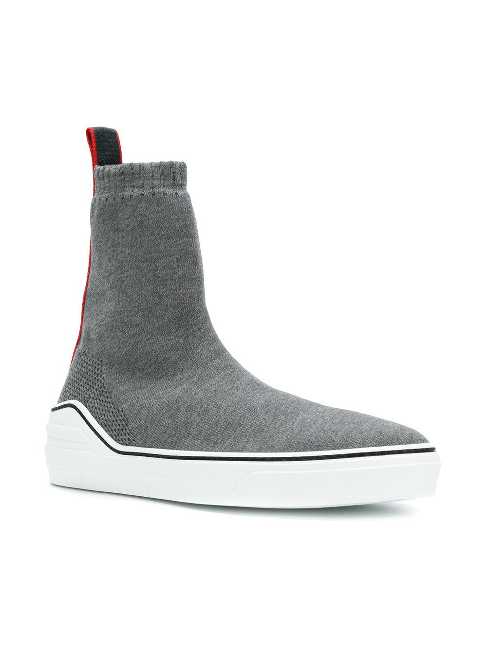 grey sock sneakers