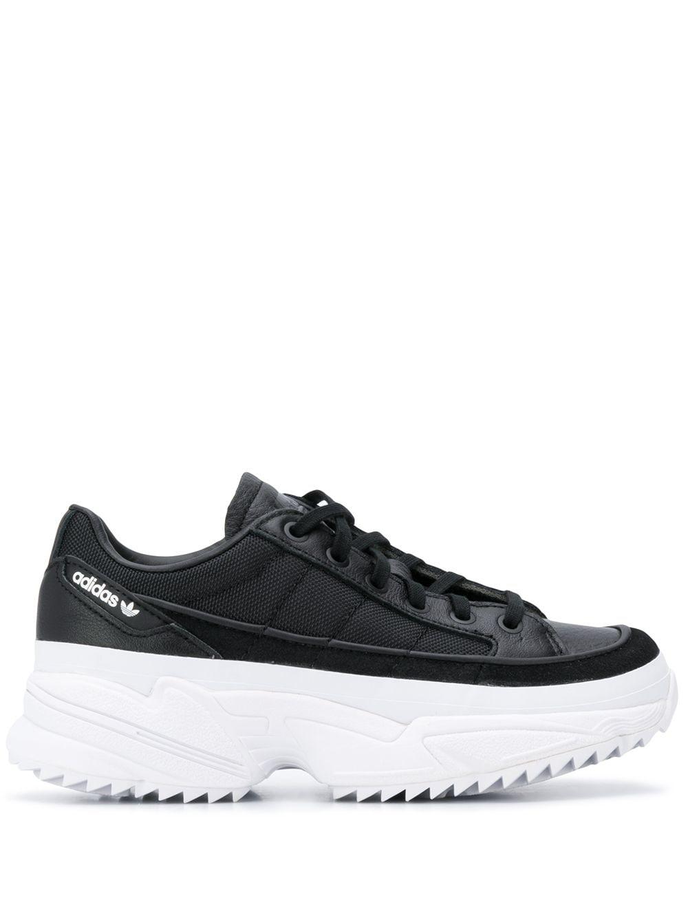 Zapatillas con plataforma adidas de Cuero de color Negro | Lyst