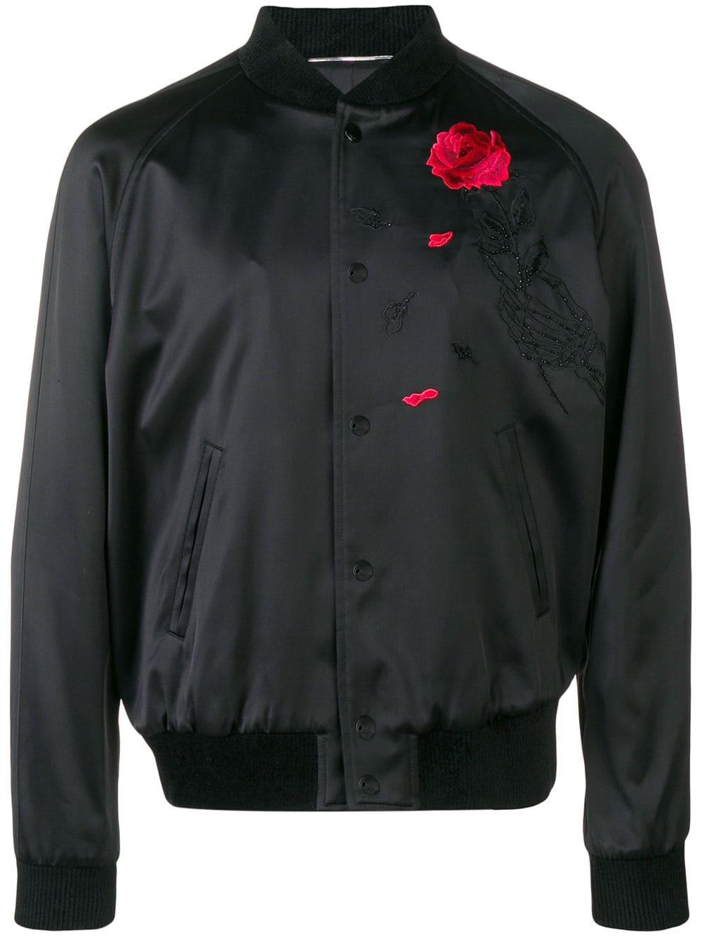 bomber jacket rose