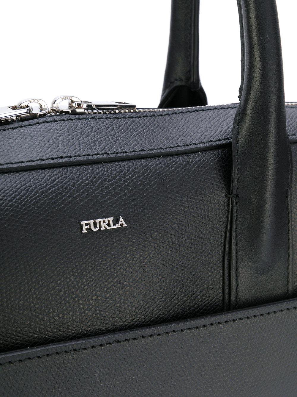 Furla Slim line Laptop Bag in Black for Men Lyst Australia
