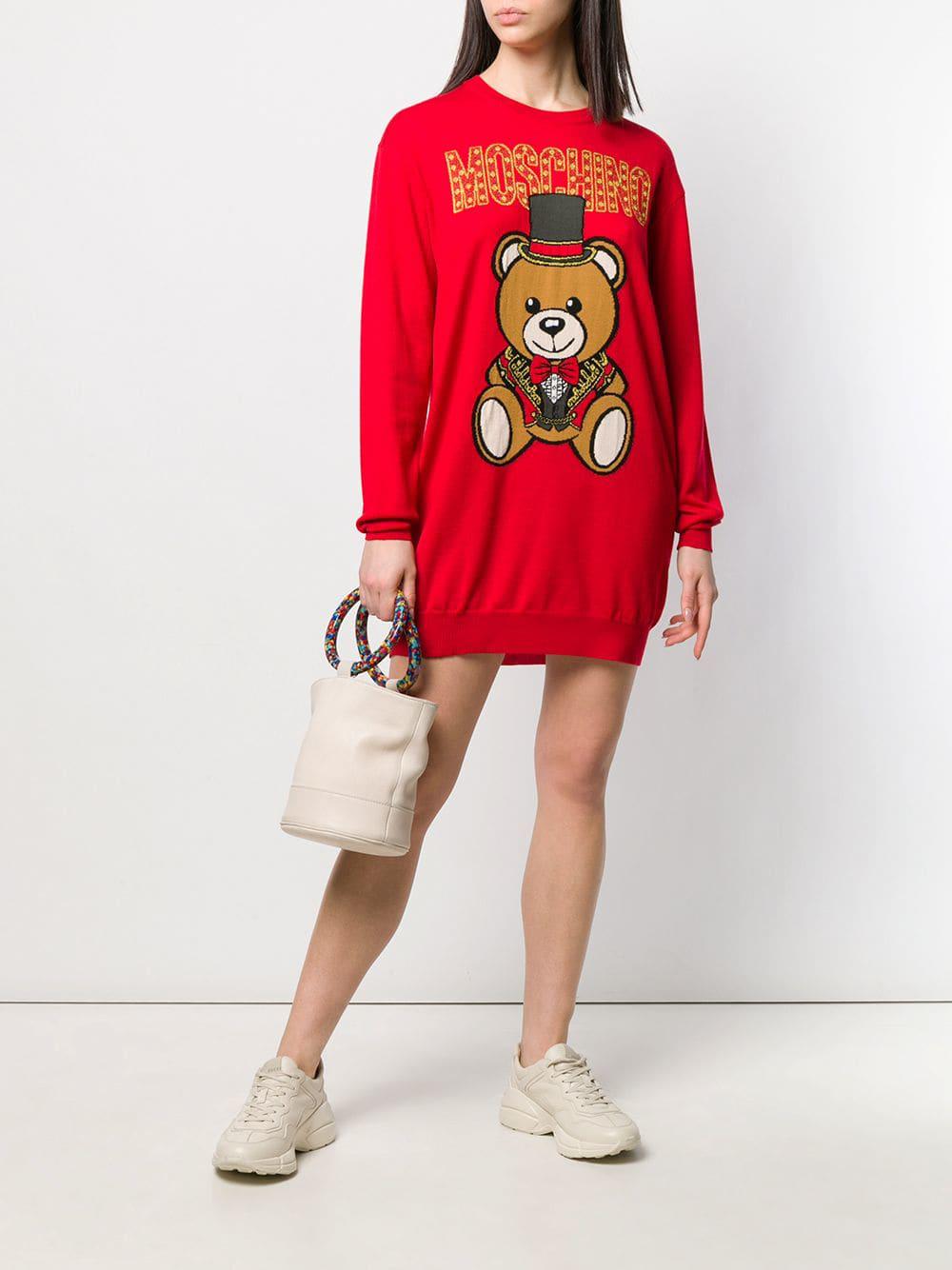 moschino teddy dress