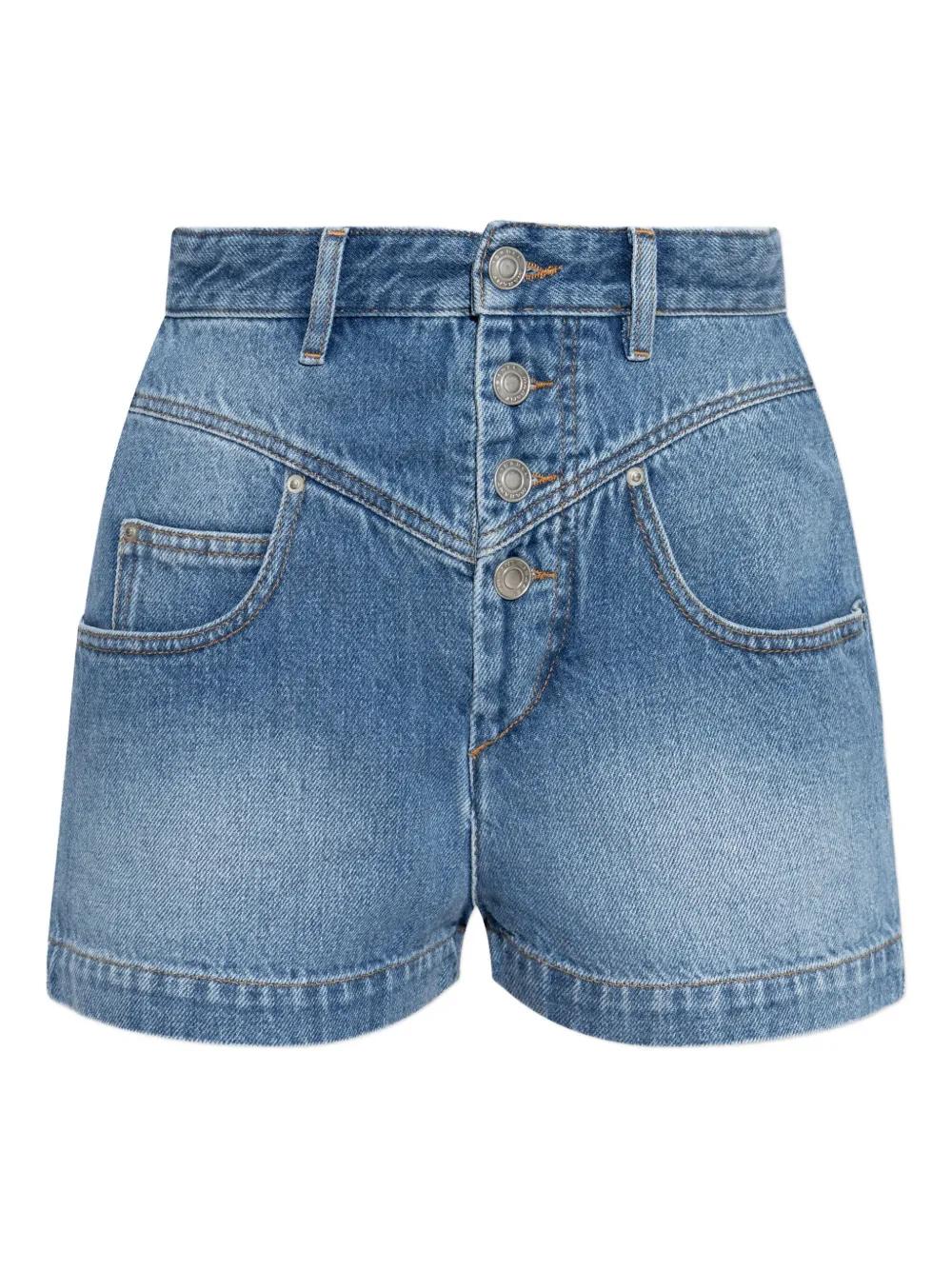 ショートパンツ ISABEL MARANT ETOILE Woman Short Blue SH0033FBB1H04I 30FB ISABEL MARANT ÉTOILE Titea Denim Shorts in Blue | endource