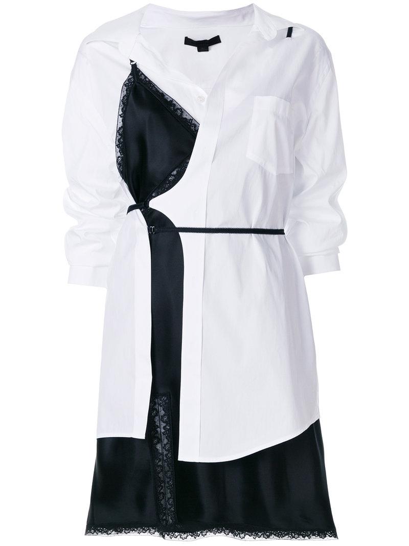 alexander wang hybrid shirt dress