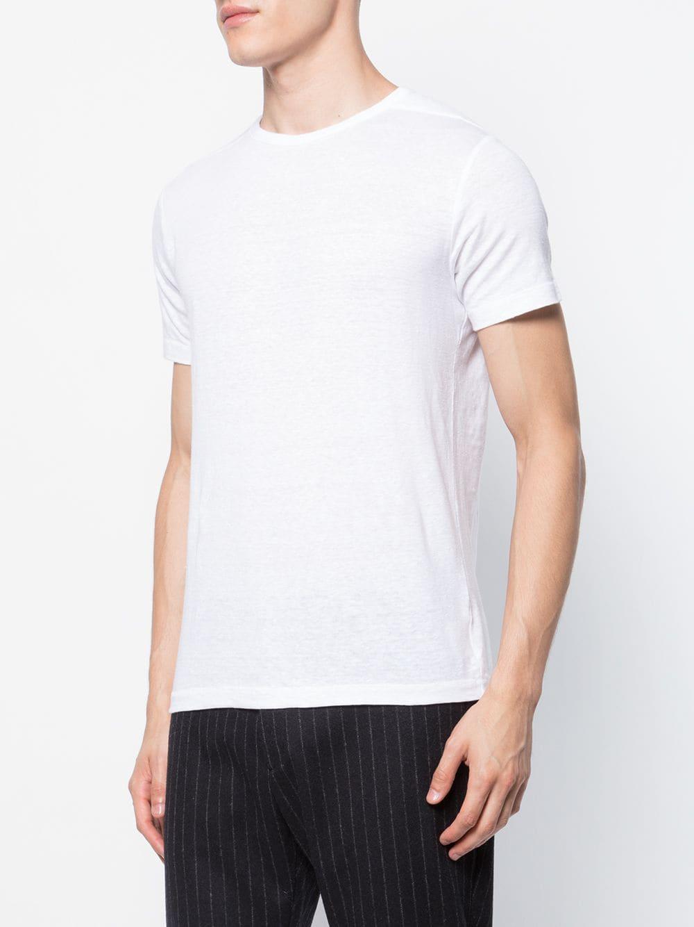 Homecore Linen Eole T-shirt in White for Men - Lyst