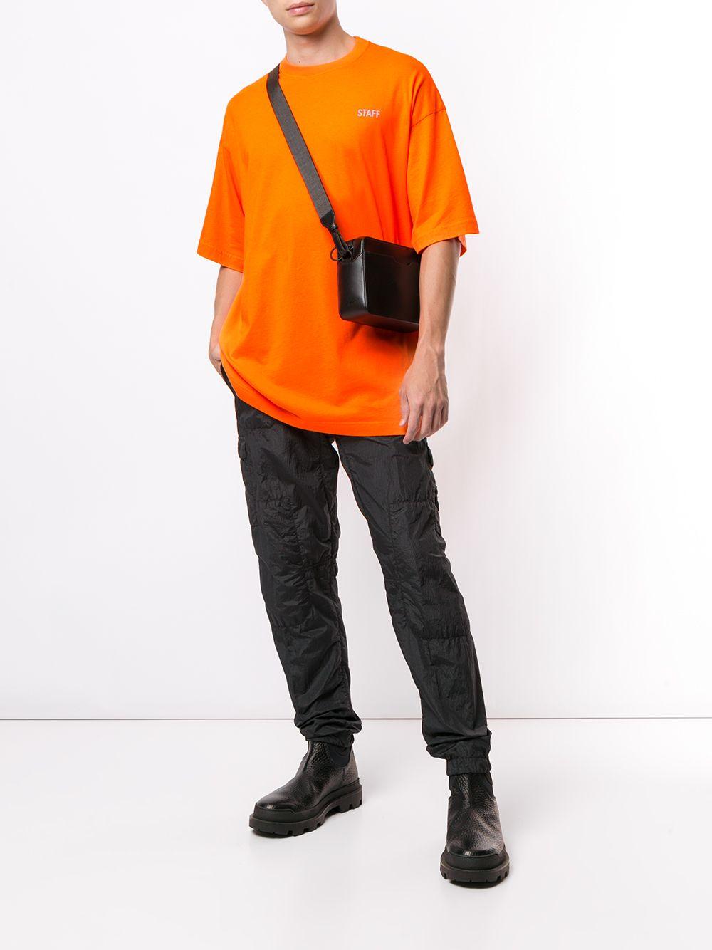 Vetements Cotton Logo Short-sleeve T-shirt in Orange for Men - Lyst