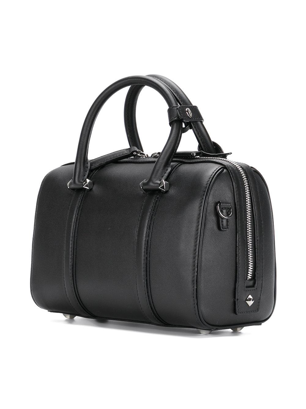 MCM Leather Essential Boston Tote Bag in Black - Lyst