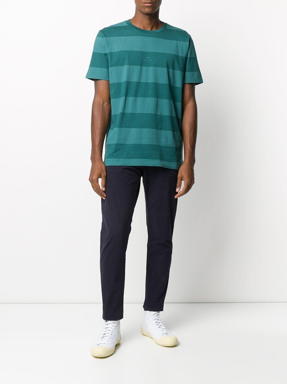 PS by Paul Smith Cotton Casual Striped T-shirt in Blue for Men - Lyst