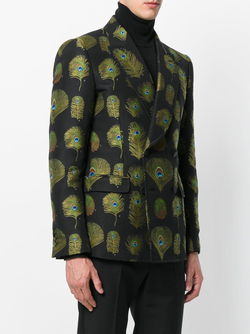 alexander mcqueen peacock suit