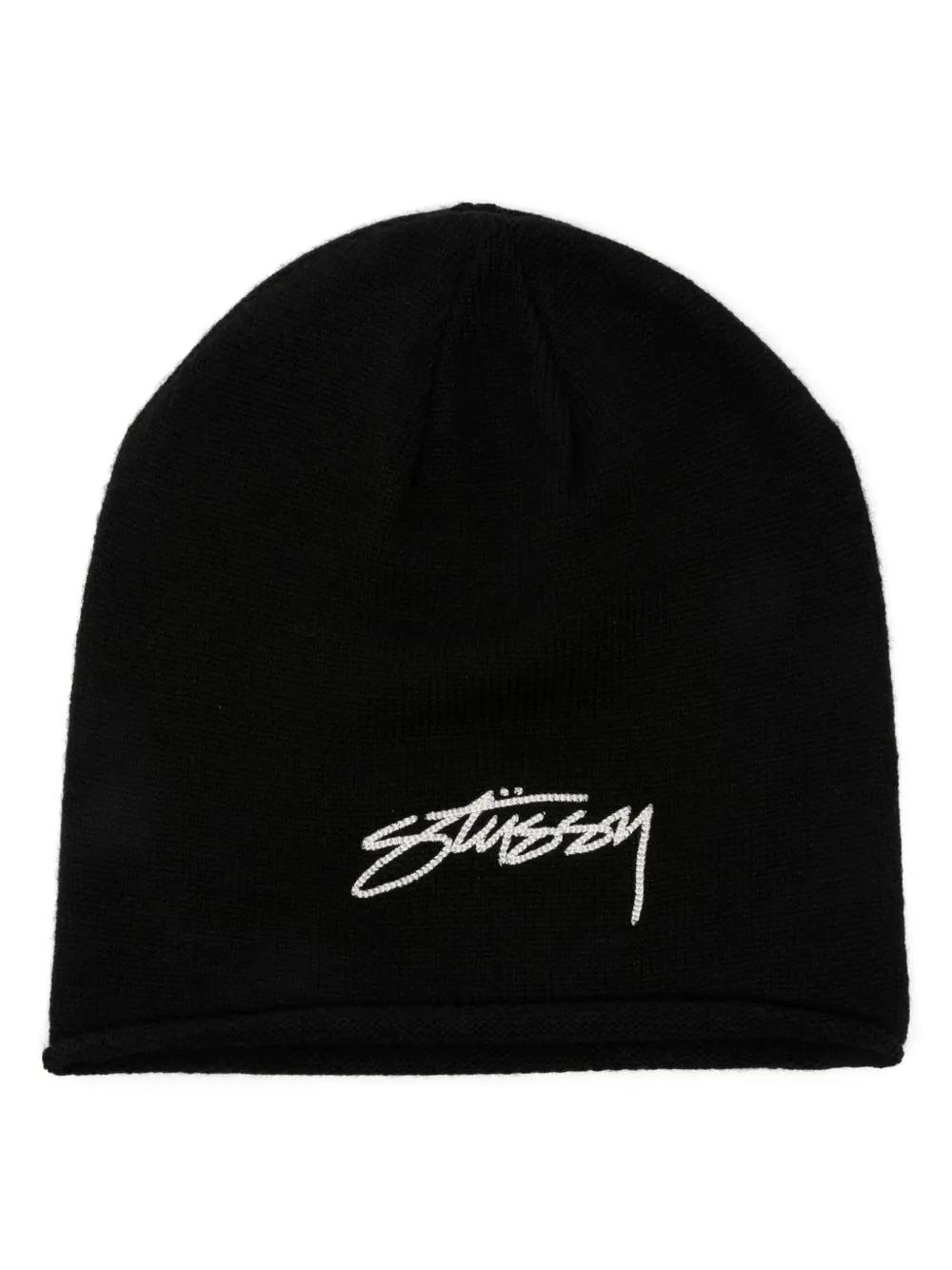 Depop Trapstar Wooly Hat Trapstar, T BADGE BEANIE BLACK/WHITE,