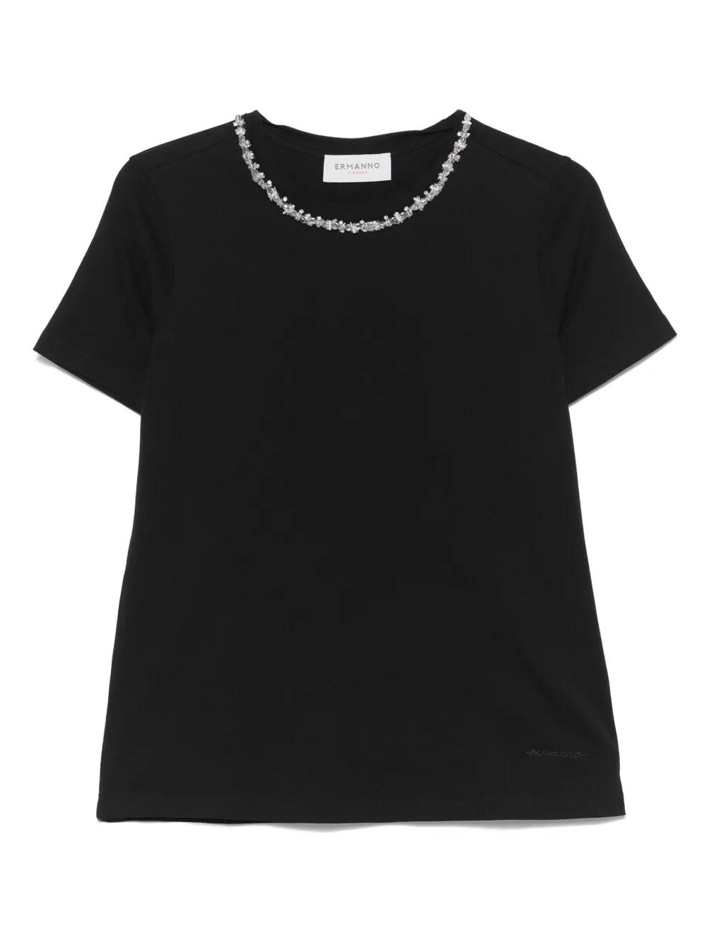 ERMANNO FIRENZE 売れ筋商品|||エルマンノ フィレンツェ Tシャツ トップス レディース T-shirts Blue 美品 ERMANNO FIRENZE エルマンノフィレンツェ tシャツ 42