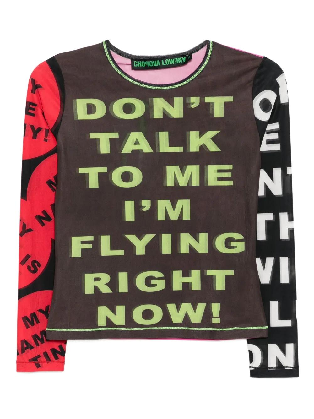 Chopova Lowena バラストメッシュトップ 25SS 長袖Tシャツ M Chopova Lowena バラストメッシュトップ 25SS 長袖Tシャツ