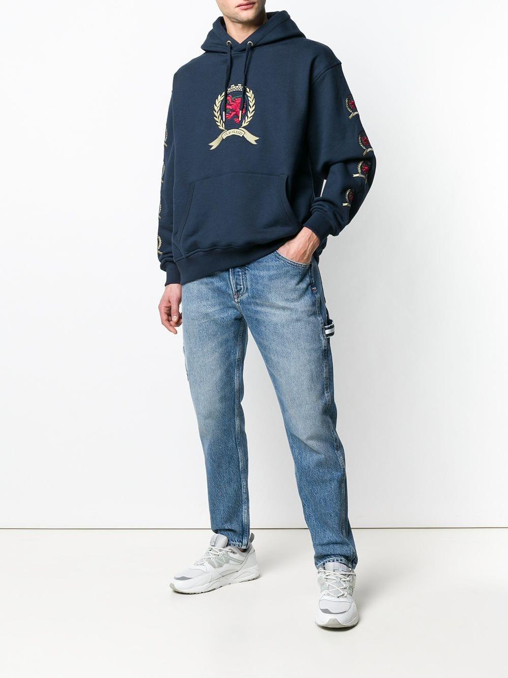 Tommy Hilfiger 6.0 Crest Hoody M29 in Blue for Men | Lyst
