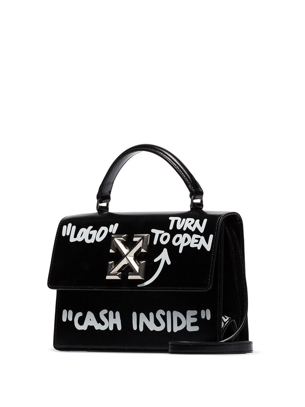 Off-White c/o Virgil Abloh Jitney 2.8 Cash Inside Bag in White