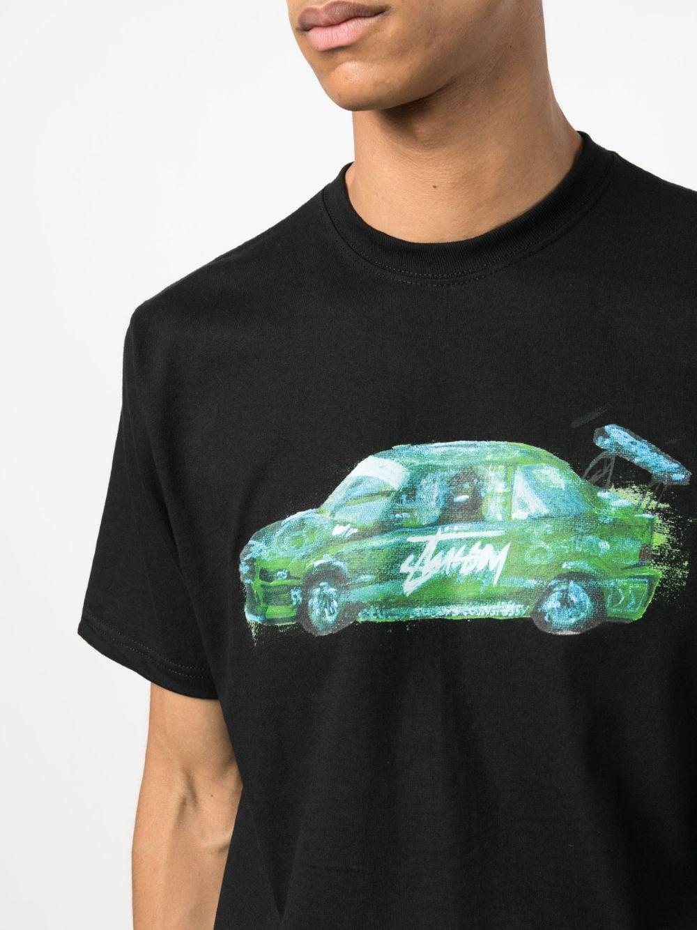 Stussy Race Car Cotton T-shirt in Black for Men | Lyst UK