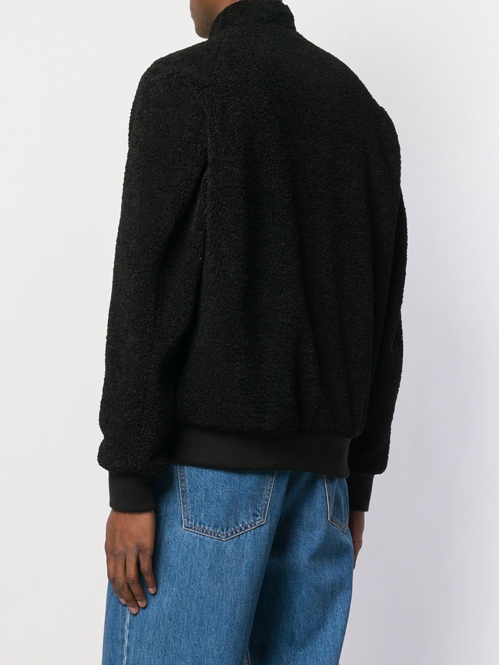 Engineered Garments Cotton Teddy Bear Jacket in Black for Men - Lyst