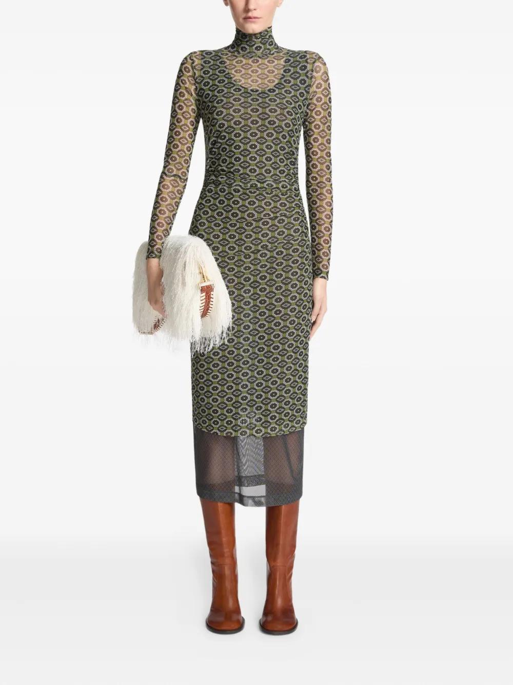 sale!【DRIES VAN NOTEN】メッシュマキシドレス Dries Van Noten Dresses for Women | Online Sale up to 70