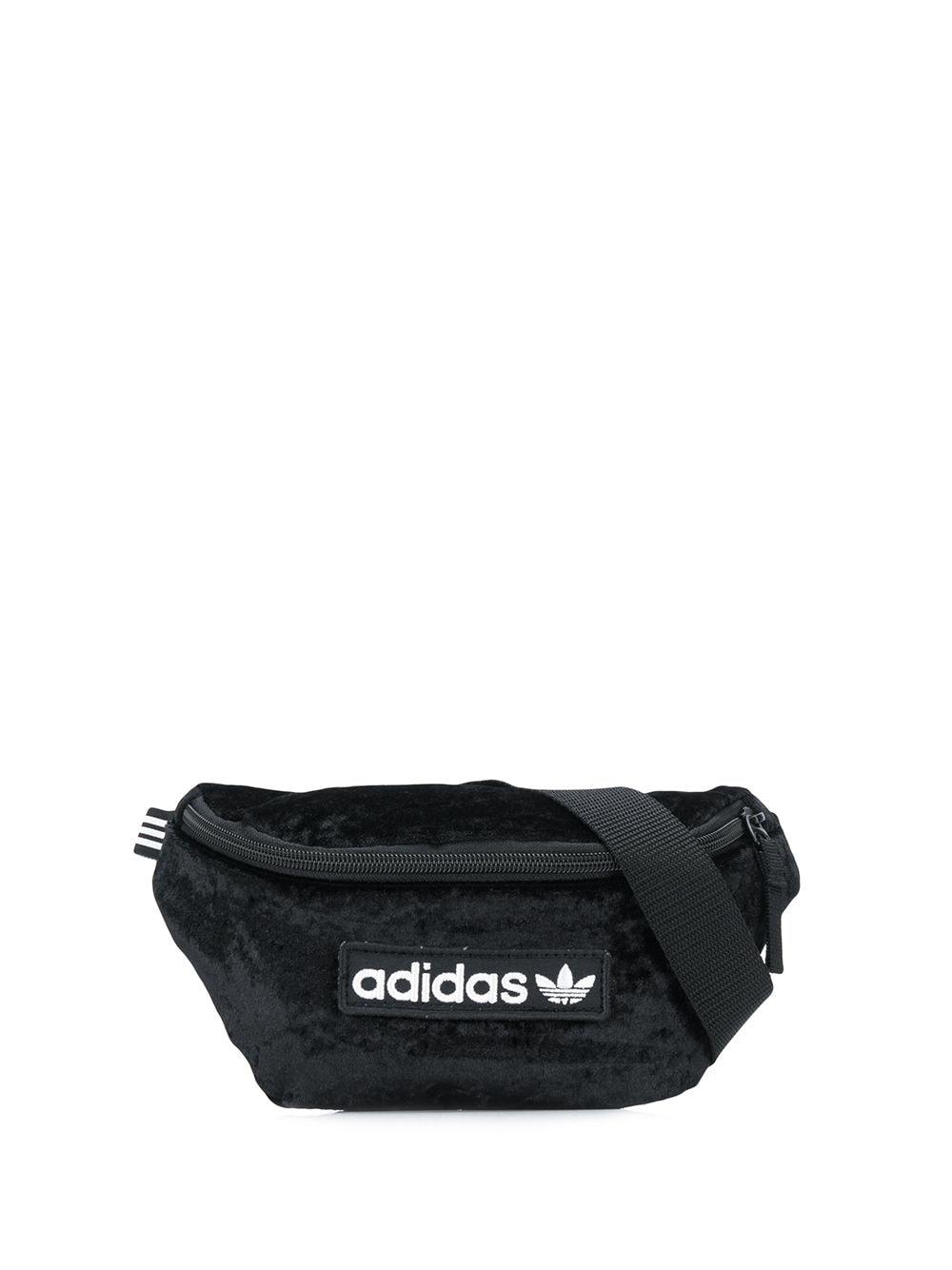 adidas Velvet Belt Bag in Black | Lyst