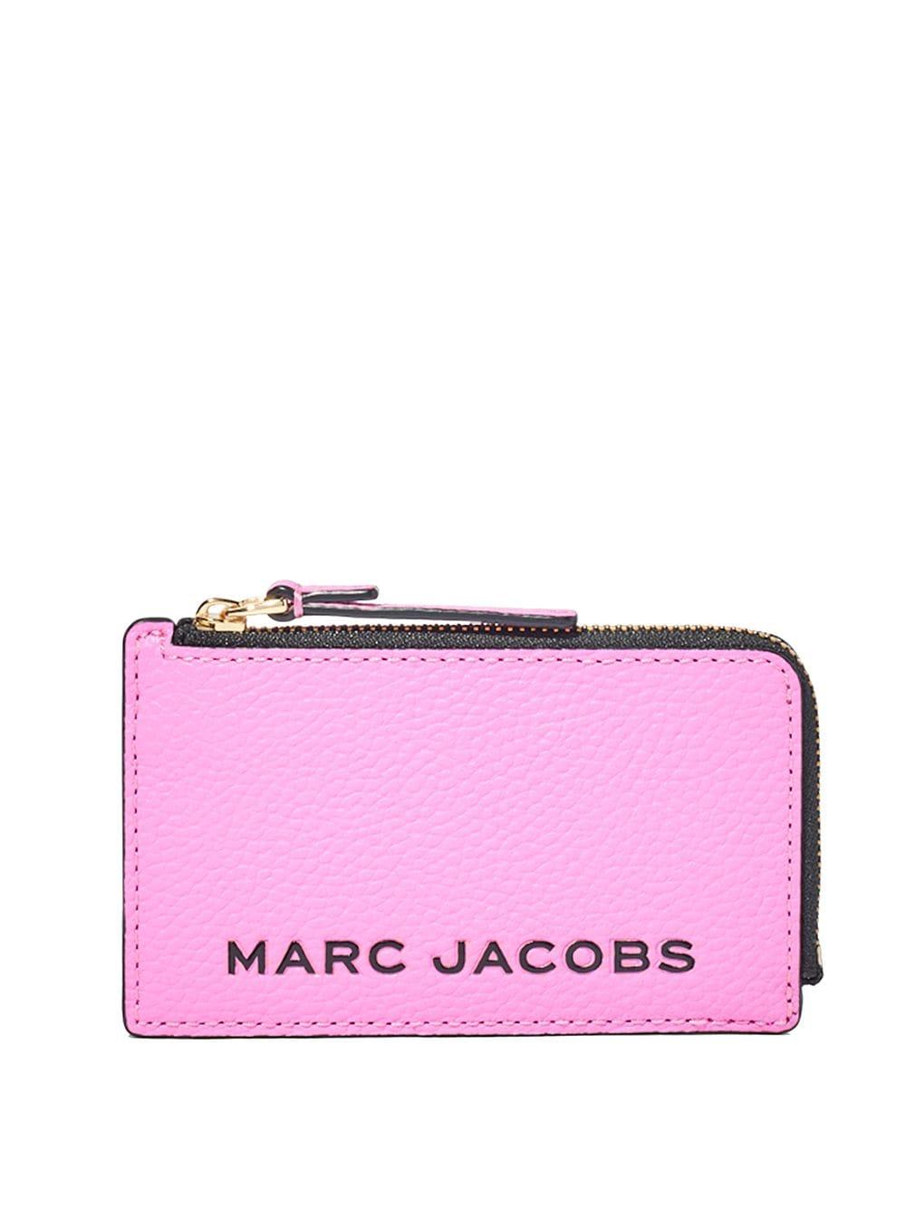 Marc Jacobs Small The Bold Top Zip Wallet in Pink | Lyst