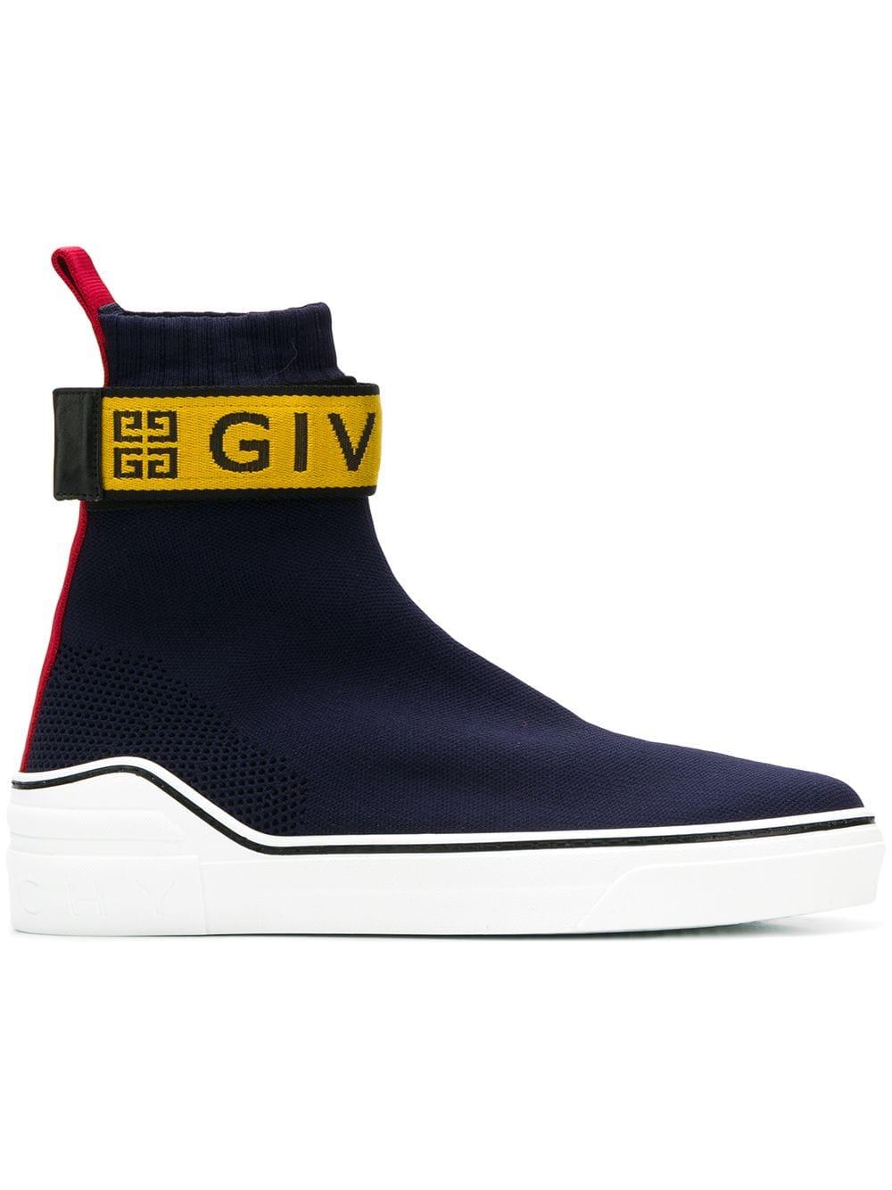 Givenchy sneakers a calzino george v - di colore nero - Stileo.it