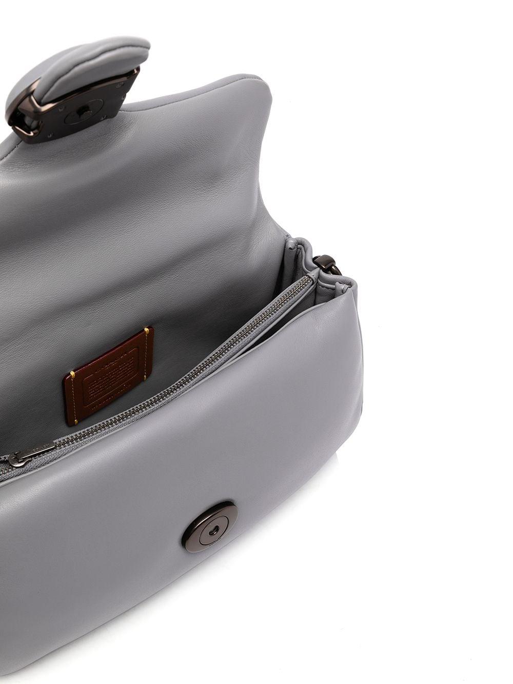 coach tabby pillow grey